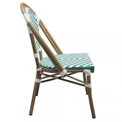 L-135V PE chaise de salle à manger en osier de rotin chaise de jardin en rotin classique