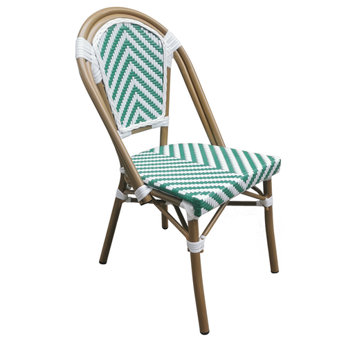 L-135V PE chaise de salle à manger en osier de rotin chaise de jardin en rotin classique