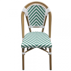 L-135V PE Rattan Wicker Dining Chair Outdoor Garden Classic Rattan Chair