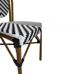 L-843V Nuevo juego de sillas de mesa de jardín para interiores y exteriores Marco de aleación de aluminio Sillas para exteriores impermeables