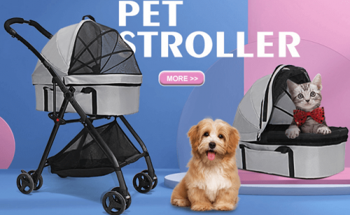 Pet Stroller for Cat and Dog