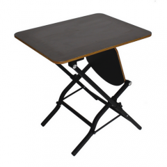 Changeable Folding Chair Table 2 in 1: Black Coating