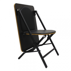 Changeable Folding Chair Table 2 in 1: Black Coating