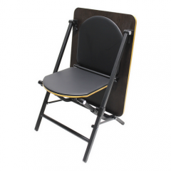 Changeable Folding Chair Table 2 in 1: Black Coating