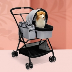 3605 Smal Dog Stroller with Shopping Bag