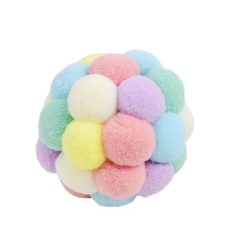 Pet Dog Cat Ball Toys Stuffed Squeaking Pet Toy Cute Plush Puzzle for Dogs Cat Chew Squeaker Squeaky Toy for Pet