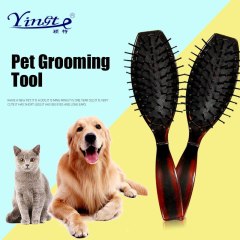 Black Pet Massage Comb Pet Dogs Cats Comb Brushes Dog Hair Remover Pets Rake Combs Pet Beauty Grooming Tool Pet Supply Product