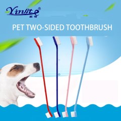 Pet Dog Cat Two-sided Tootbrush Pet Soft Dental Cleaning Tools For Puppy Kitten Pets Mouth Health Cleaner Pet Supplies Products
