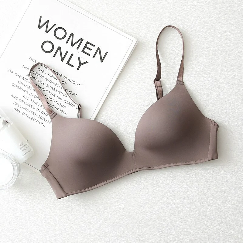 LEECHEE   Seamless  Bras for  Women Push Up  Bras No Wire Brassiere A B Cup Underwear Sexy Bra Three Quarters(3/4 Cup)  Lingerie