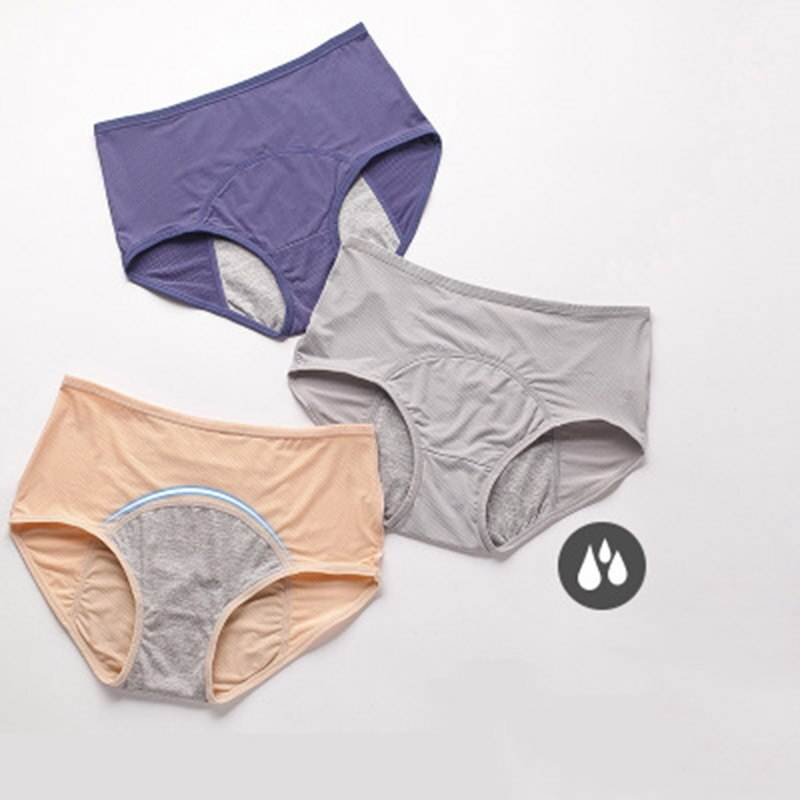 Leak-proof urinary incontinence underwear menstrual high waist hole aunt hygienic pants by panties ladies sexy panties