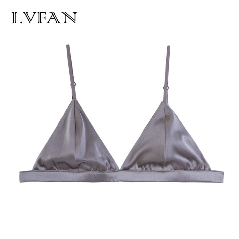 LVFAN  Nature No Rims French Style Ultrathin Small Chest Bra Romantic Elegant Underwear