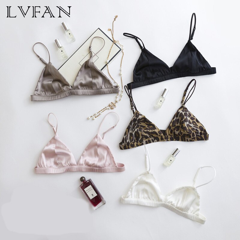 LVFAN  Nature No Rims French Style Ultrathin Small Chest Bra Romantic Elegant Underwear
