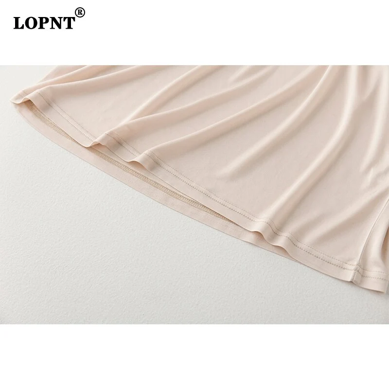 LVFAN Sleeve Solid Loose Plus Size  Knitted Camisole