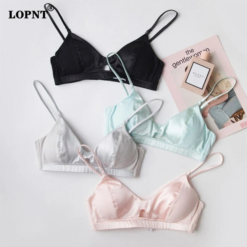 LVFAN Stitching Comfortable Binding Bra Back Closure Bra