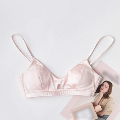 LVFAN Stitching Comfortable Binding Bra Back Closure Bra