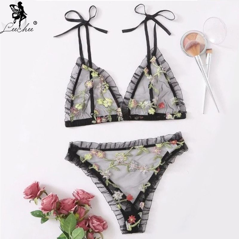 Leechee New Women Bra Set Fashion Sexy Lingerie