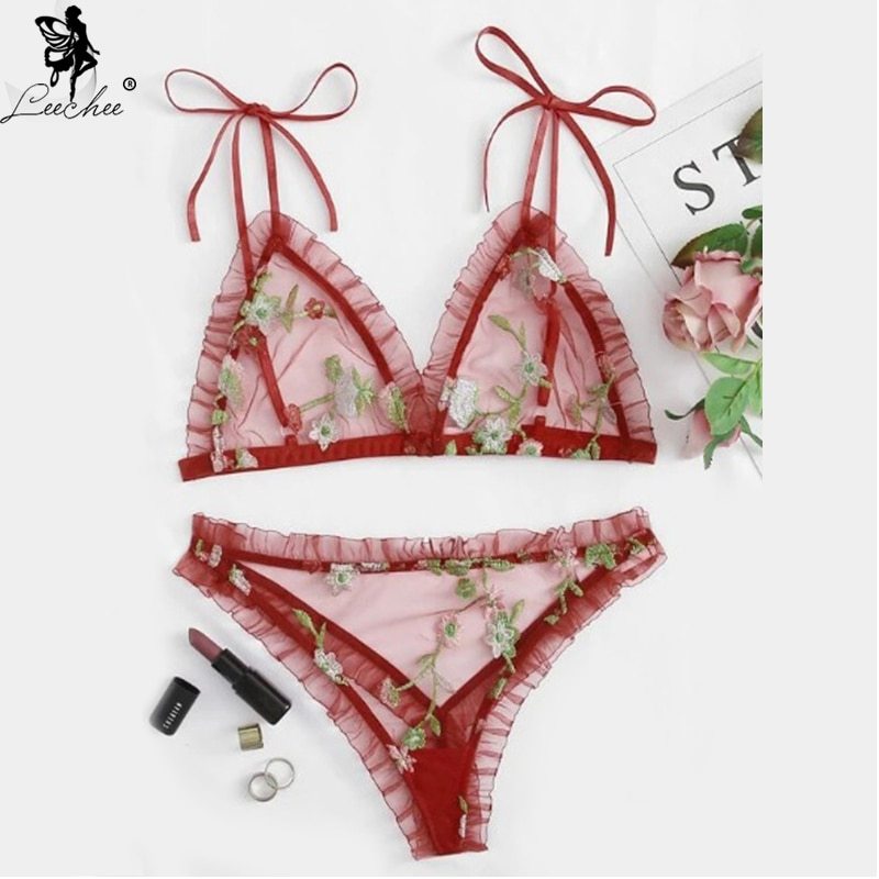 Leechee New Women Bra Set Fashion Sexy Lingerie