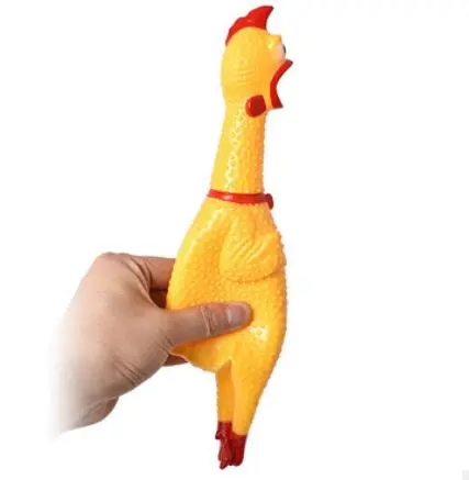 Pet toy dog screams, chicken tip calls chicken, molar enamel chicken