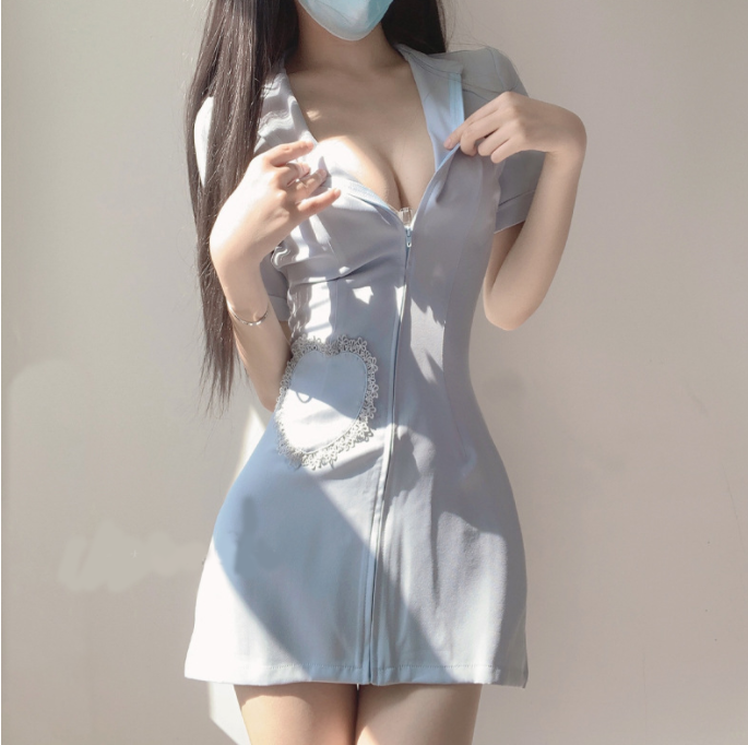 Sexy Lingerie Sexy V-neck passion hot skirt nurse uniform temptation suit role play