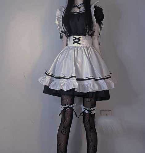 Lovely Maid Dress With Socks