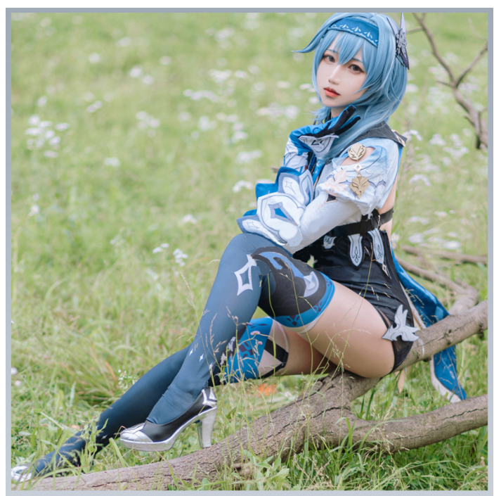 Genshin Eula Cosplay Suit Without Shoes