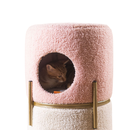 Stool Cat Nest Enclosed Warm Pet Nest Winter Cat Bed Warm Nest