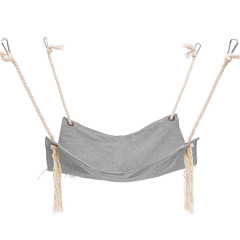 Summer Pet Breathable Cotton and Linen Cat Hammock Cage Swing Cat Hanging Nest Cat Hanging Mat Cat Nest