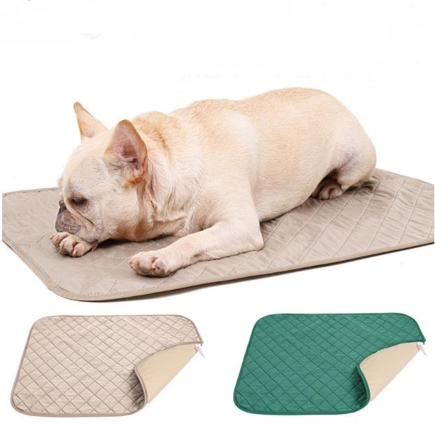 Pet bamboo fiber washable urine pad urine barrier moisture-proof dog diaper cool cat dog sleeping pad pet products