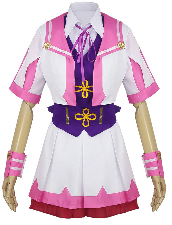 Game Anime Pretty Derby Lovely Costume Special Week Cute School Student Cosplay Suit