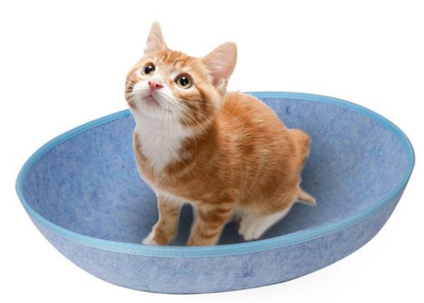 The four seasons can use felt cat basin and cat nest to form a whole, which can be disassembled and washed cat bedroom, cat basin and pet products
