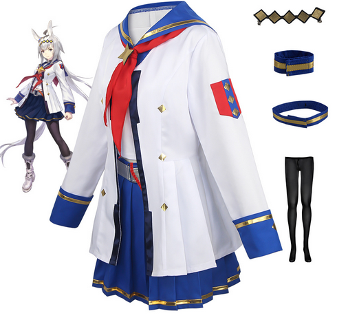 Game Anime Pretty Derby Lovely Costume Oguri Cap Cute School Student Cosplay Suit