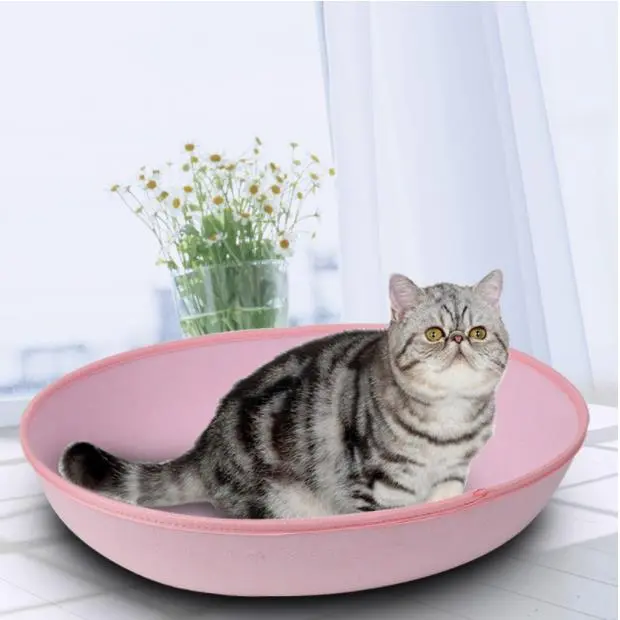 The four seasons can use felt cat basin and cat nest to form a whole, which can be disassembled and washed cat bedroom, cat basin and pet products