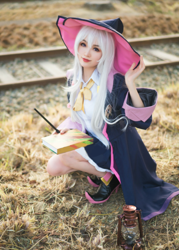 2 Sets Anime Wandering Witch: The Journey of Elaina cute cosplay suit lovely costume