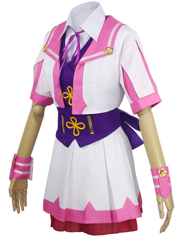 Game Anime Pretty Derby Lovely Costume Special Week Cute School Student Cosplay Suit