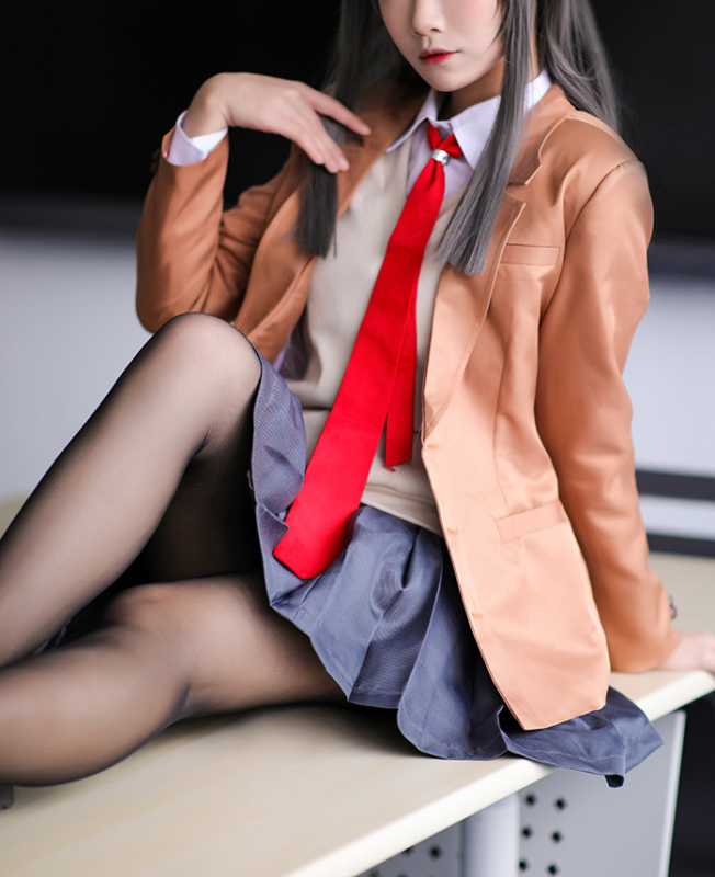 2 sets Anime Rascal Does Not Dream of Bunny Girl Senpai Sakurajima Mai cute school student uniform lovely cosplay costume suit