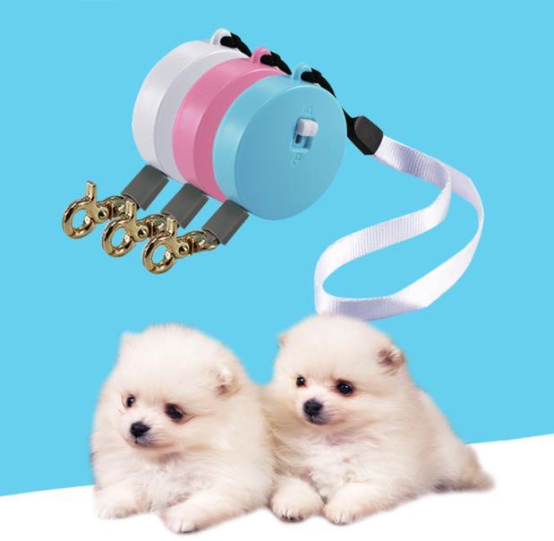 Automatic telescopic dog traction rope pet tractor dog chain walking dog walking cat