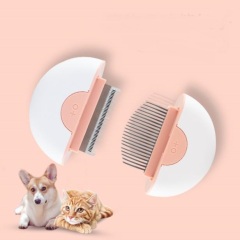 Gemini pet comb cat stainless steel needle comb dual-purpose cat knot opening comb cleaning product