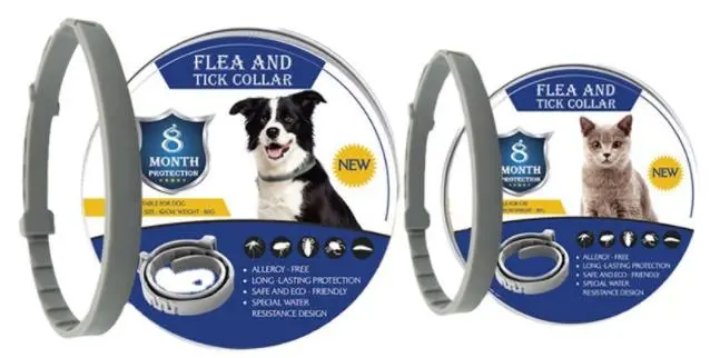 Pet insect repellent collar dog cat large medium and small adjustable collar anti lice flea tick pet products
