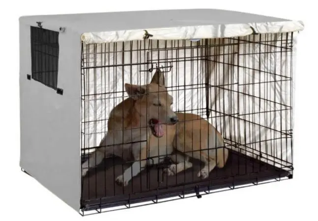 Amazon hot selling outdoor dog cage cover pet dog cage kennel dust and rain cover protective cover