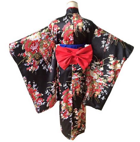 2 sets Anime Hell Girl Jigoku Shojo Enma Ai Cosplay Suit Japanese kimono costume