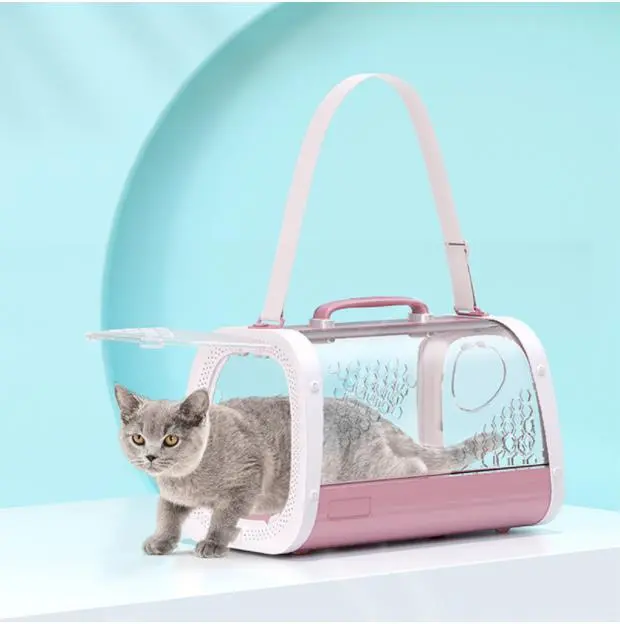 Cross border popular pet cat bag out portable bag breathable space Bag Messenger single shoulder portable cat out box