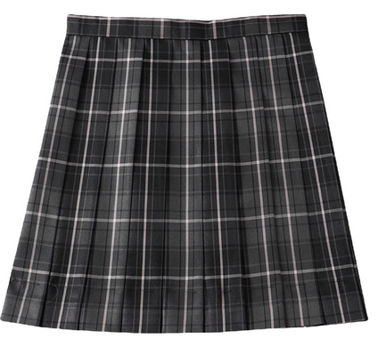 JK uniform skirt genuine Japanese pleated skirt plaid skirt college style short skirt black suit