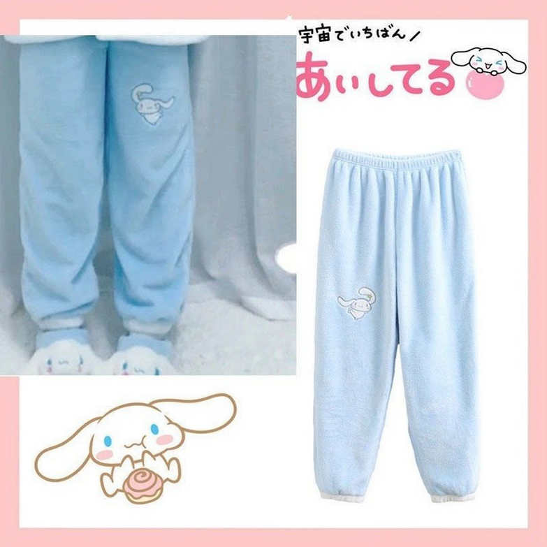 2 Sets Cute Women Winter Lovely Pajama Suit