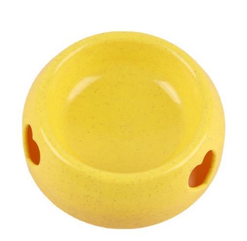 Anti overturning pet bowl dog cat water rice basin plastic love dog bowl cat bowl food basin pet products