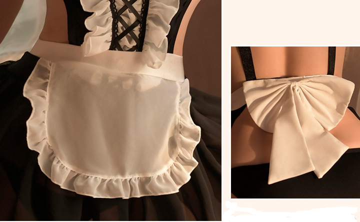 Sexy Lingerie Sexy Black And White Pure Desire Department Maid Uniform Cosplay Suit Costume