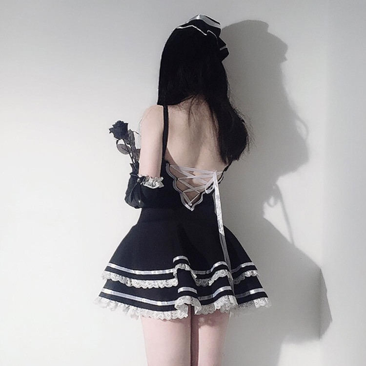 Sexy uniform Maid Sexy nightclub stage anchor costume Cosplay maid suit