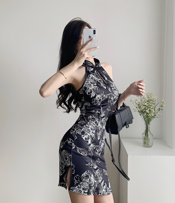 Sexy Cheongsam Dress Without Handbag