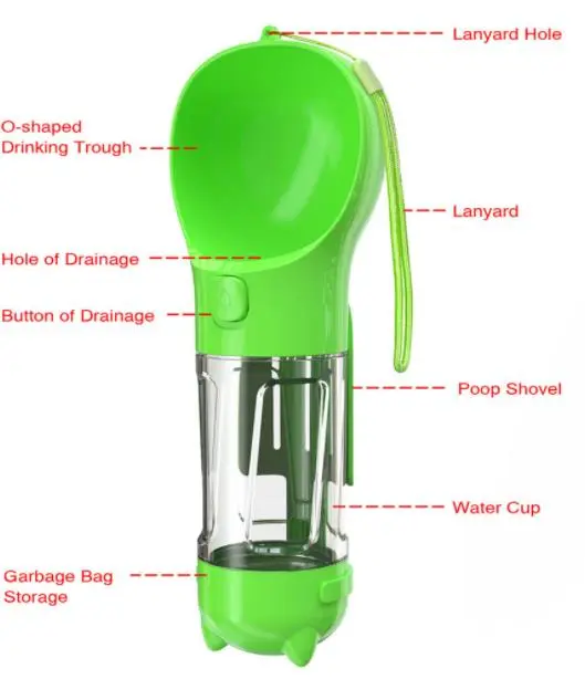 Dog out kettle water cup pet companion cup portable water dispenser water feeding appliance outdoor walking dog water dispenser