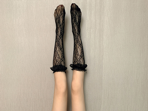 2 Packs Lovely Elegant Women Lace Lolita Cute Net Socks