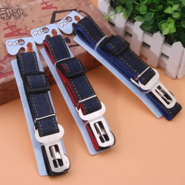 Pet car seat belt cowboy retractable seat belt pet traction belt dog car seat belt